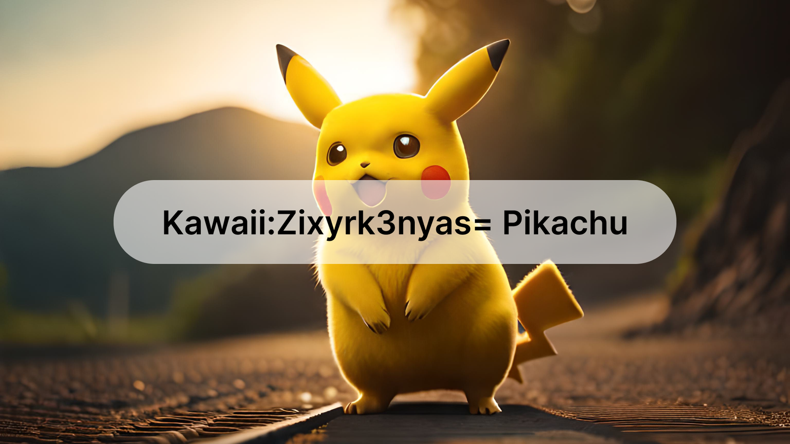 Kawaii:Zixyrk3nyas= Pikachu