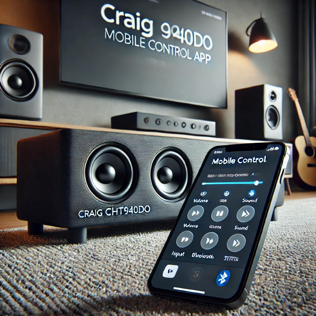 craig cht940do sound bar control app