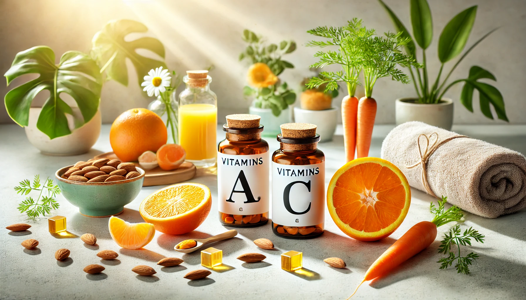 vitamina a ce y papian para la piel